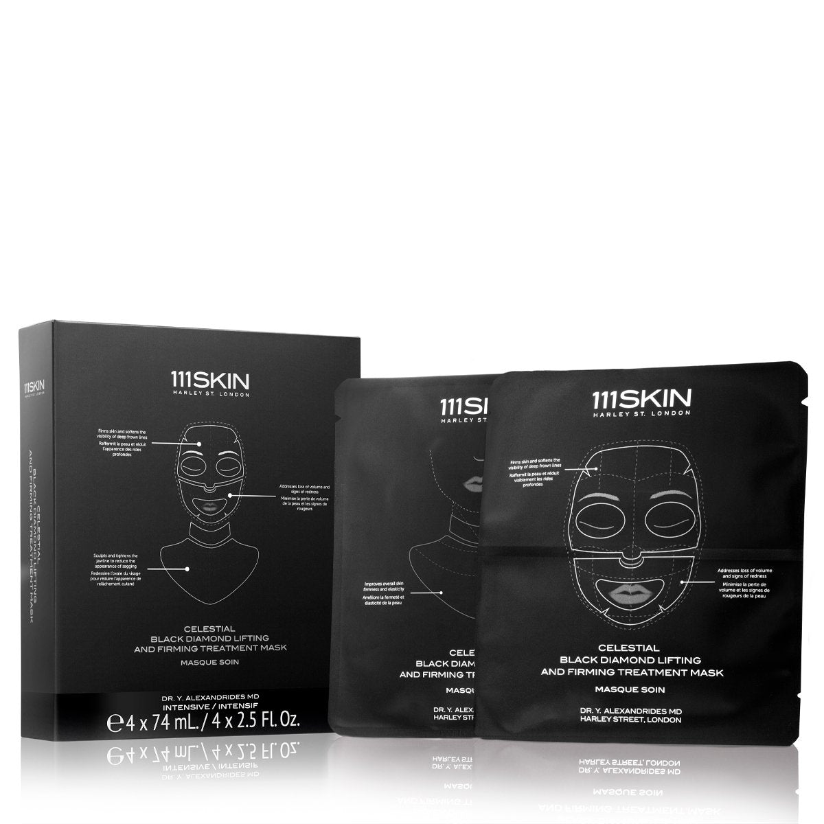 Celestial Black Diamond Lifting And Firming Treatment Mask for Face, Neck and Décolletage - Espace Skins Montreal