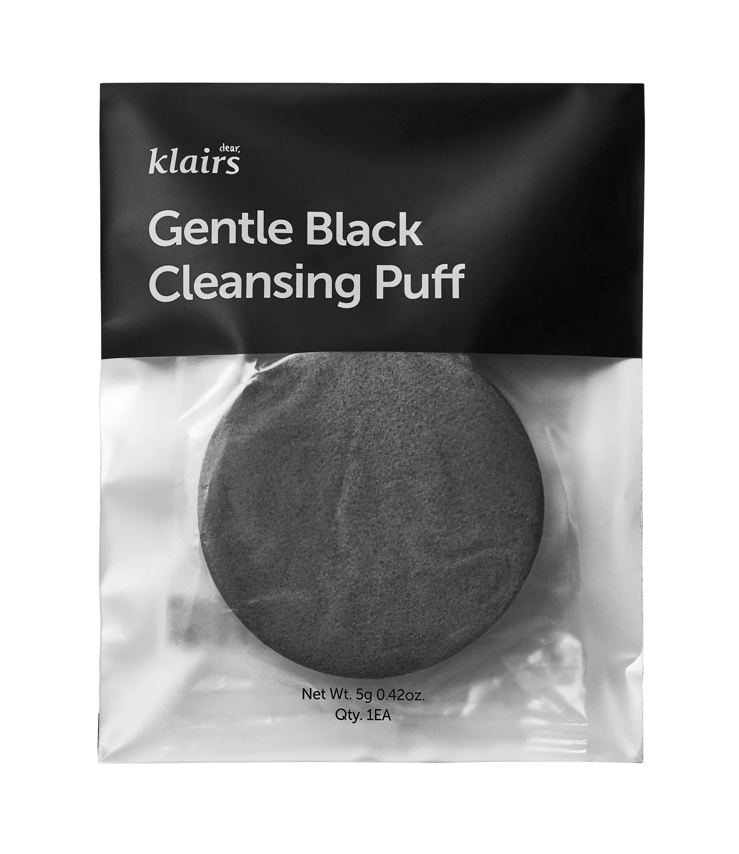 KLAIRS Gentle Black Cleansing Puff - Espace Skins Montreal