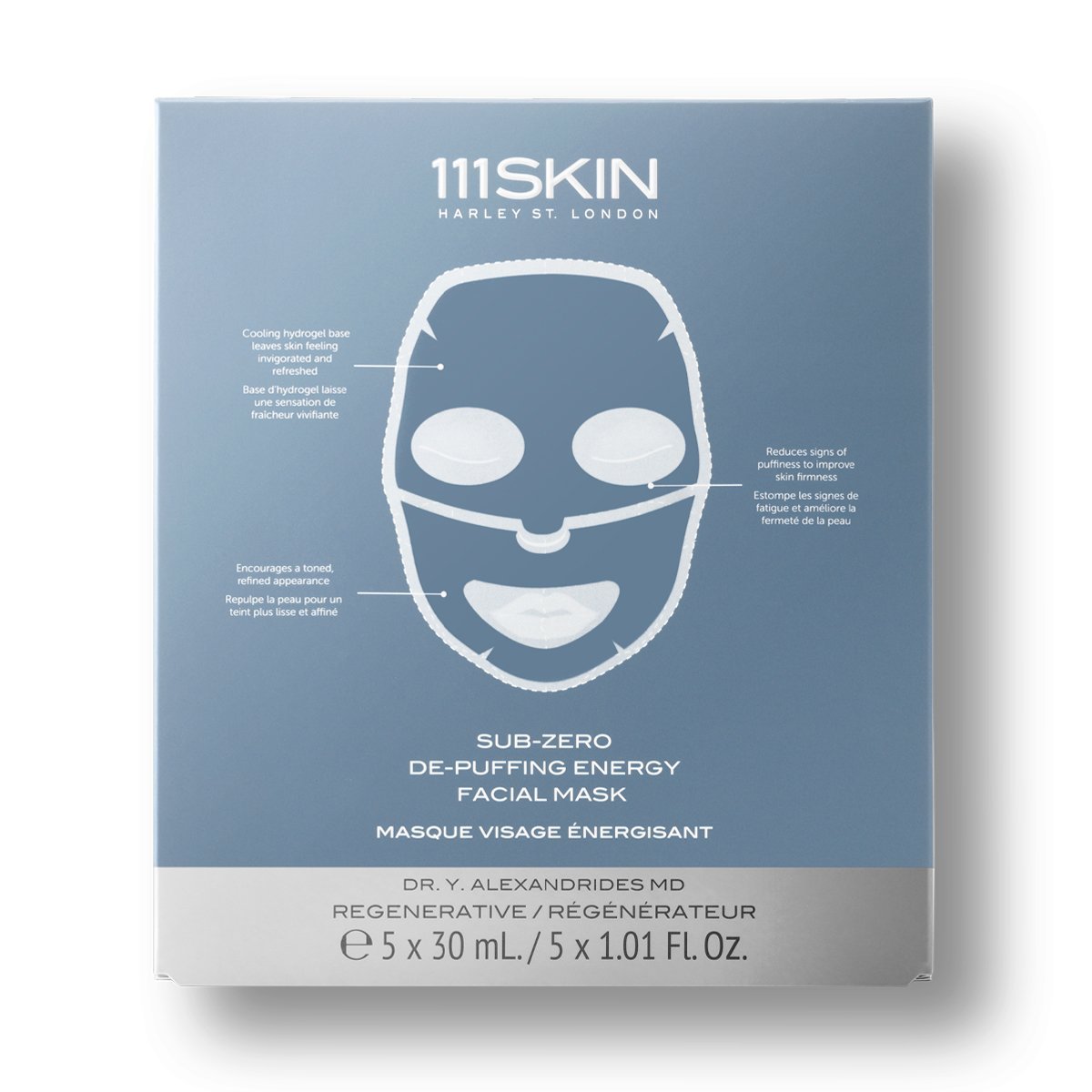 Sub Zero De-puffing Energy Face Mask Box (5) - Espace Skins Montreal